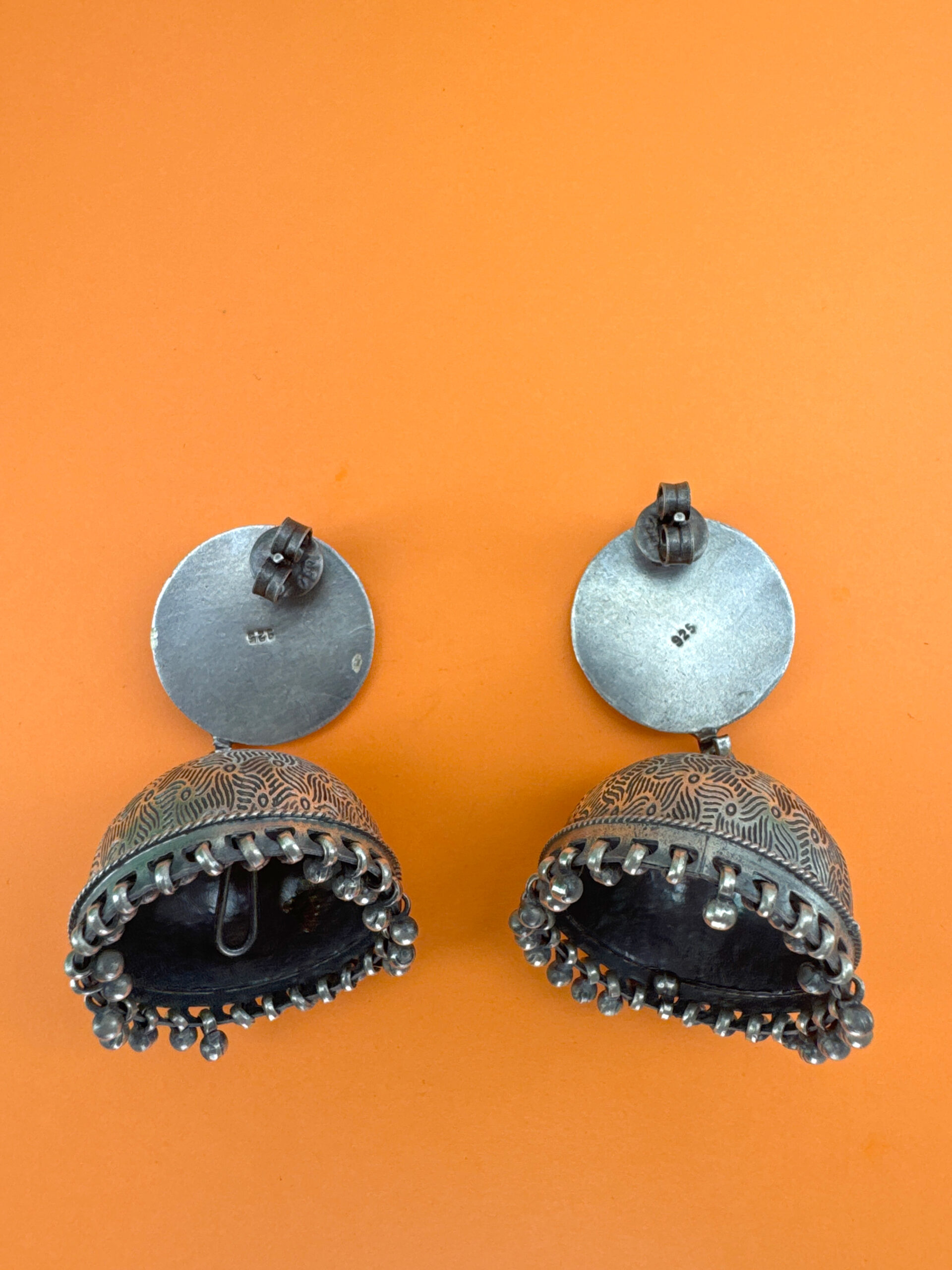 Butta Shape Oxidized Hanggings - Image 3